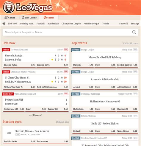 leovegas sport test|LeoVegas Review .